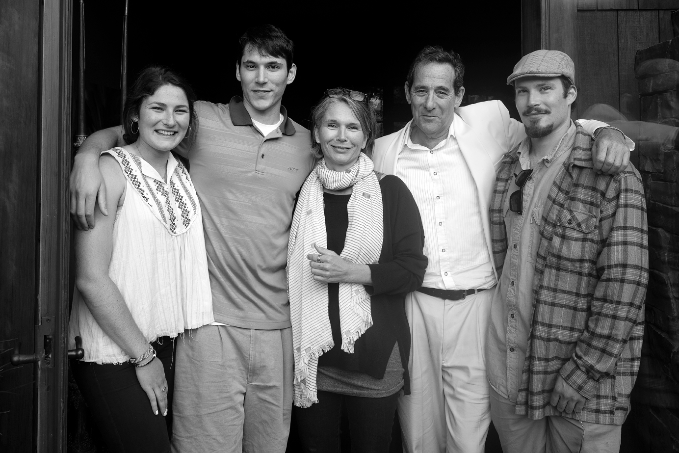 Benjamin von Sternenfels Rosenthal, second from left, pictured with his family.