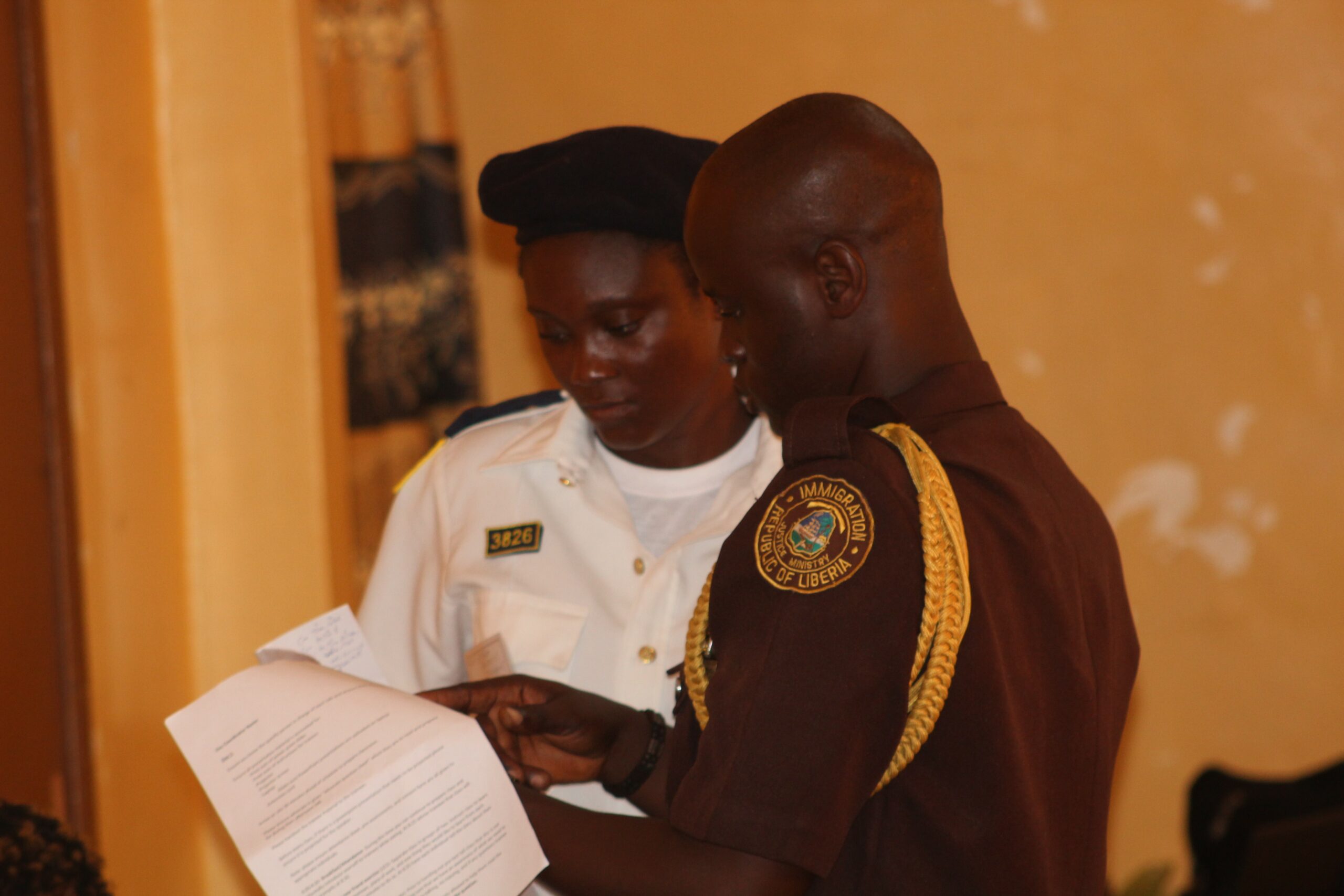 Liberia CIT training