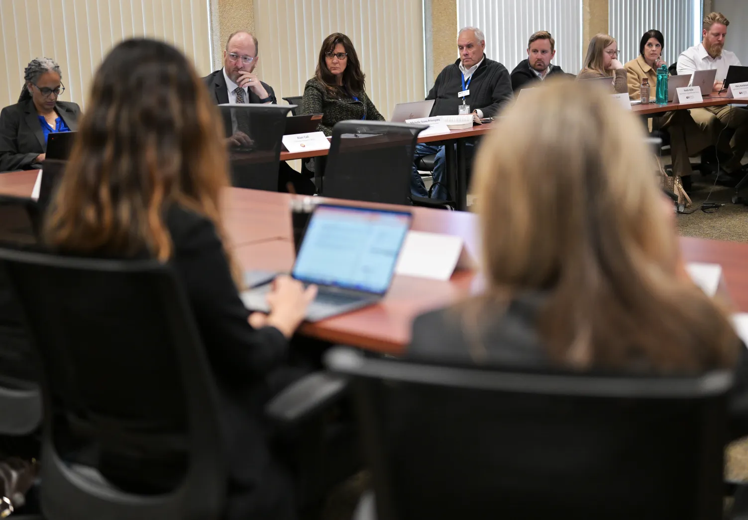 ©RJ Sangosti/The Denver Post: Colorado’s state liquor advisory group meets to vote on recommend changes to alcohol laws on Oct. 30, 2023, in Lakewood.