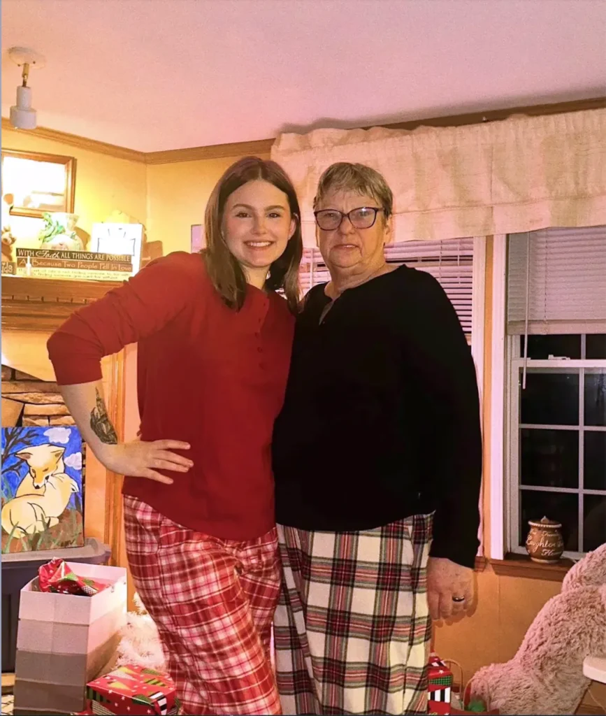 Judy Utley, right, with her granddaughter Alexis Nadell. Grandparents like Utley, who raised their grandchildren, say the state doesn't offer them enough support. Photo courtesy of Judy Utley.
