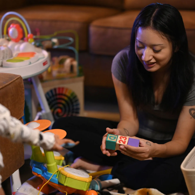 Araceli Aquino-Valdez, shown at her Yuma home on Dec. 17, 2024, struggled to find mental health care after experiencing postpartum depression following the birth of her first child. Photo by Izabella Mullady | AZCIR