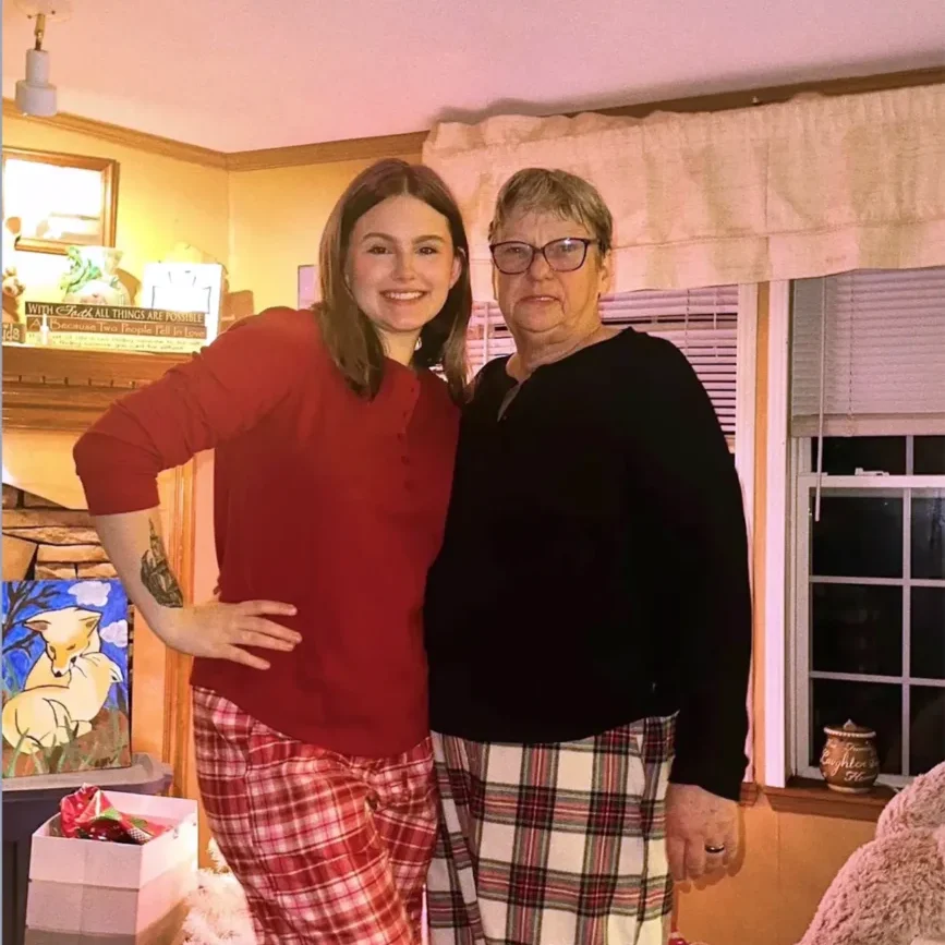 Judy Utley, right, with her granddaughter Alexis Nadell. Grandparents like Utley, who raised their grandchildren, say the state doesn't offer them enough support. Photo courtesy of Judy Utley.
