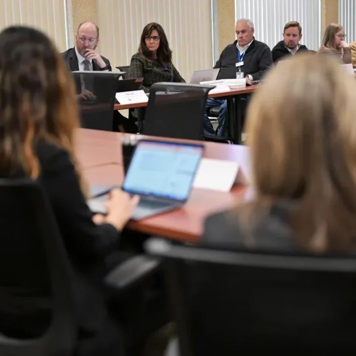 ©RJ Sangosti/The Denver Post: Colorado’s state liquor advisory group meets to vote on recommend changes to alcohol laws on Oct. 30, 2023, in Lakewood.