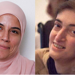 Deena Kamel, left, and Raya Al Jadir, right, are recipients of the Rosalynn Carter Fellowships for Mental Health Journalism in the UAE.